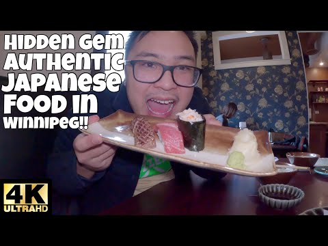 MUST TRY HIDDEN GEM AUTHENTIC JAPANESE FOOD IN WINNIPEG FOOD REVIEW!! 🇯🇵 [4K]