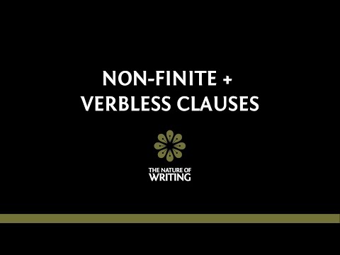 Non-Finite and Verbless Clauses