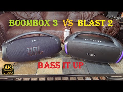 Tribit Stormbox Blast 2 vs JBL Boombox 3 🔊 Got Bass? Let's See How They Compare 😲 Battery Powered 🔋