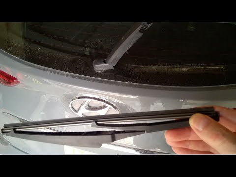 Hyundai Kia rear wiper removal replacement