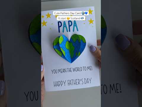 Cute card for Fathers Day 💚 Cricut craft channel - Gift idea for dad #cricut #craftideas #diycrafts