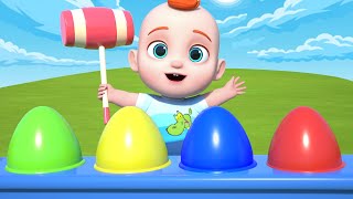 Yes Yes Playground Song | Leo Explores Colorful Surprise Eggs | Leo Cartoons and Kids Songs