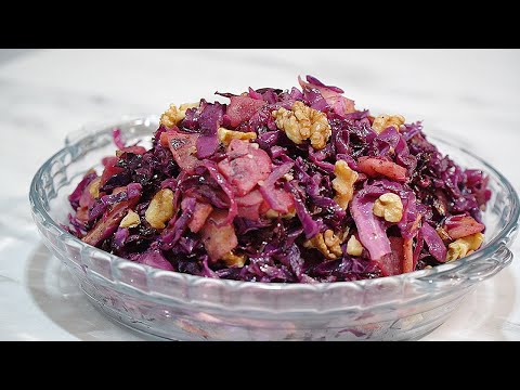 Spiced ROAST Red Cabbage and Apples PERFECT Holiday Side Dish