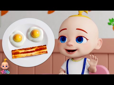 Breakfast Song, नाश्ते का गाना, Learning Rhymes for Babies, हिंदी बालगीत