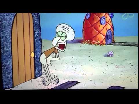 Spongebob- Squidward's back