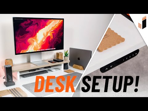 First Standing Desk Setup & Desk Accessories!