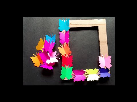 Beautiful Photo Frame Making Ideas|Cardboard and Paper craft|Home Decorations Idea|#youtubevideo|