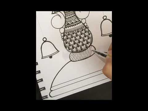 Diya Mandala Art | Diwali Special Mandala Drawing, #shorts #shortvideo