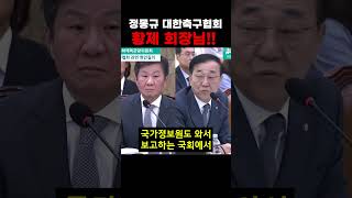 대한축구협회 황제 회장님이라 불러야 할 듯..