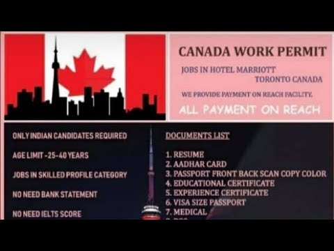 Canada work Visa / Jobs in Canada 🤷‍♂️ 🏨 ✈