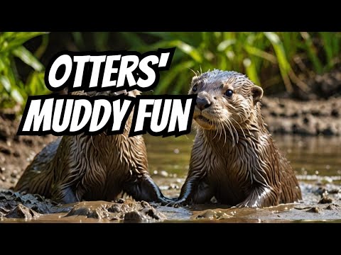 What's the Secret Behind Otters' Muddy Antics?