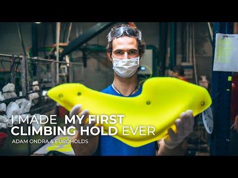 I Made My First Climbing Hold Ever | Adam Ondra & Euroholds