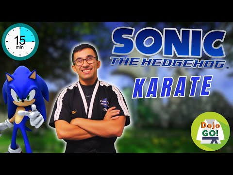 15 minute Karate Lesson For Kids | Sonic The Hedgehog | Dojo Go!