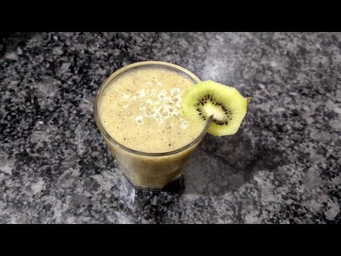 Antioxidant Vitamin C Riched Kiwi Smoothie/Kiwi Juice/अँटीऑक्सीडन्ट व्हिटॅमिन सी युक्त किवी ज्यूस