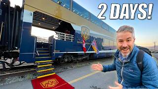 2 DAYS on Canada’s LUXURY TRAIN (Rocky Mountaineer) 🇨🇦