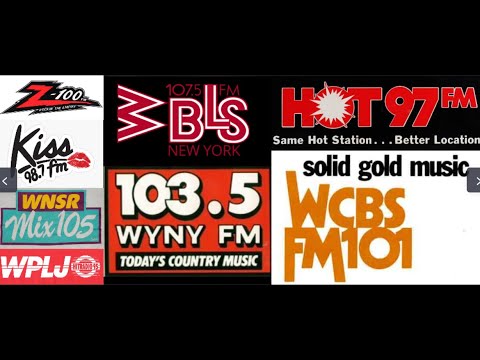 New York City Radio Composite Aircheck - WHTZ WCBS-FM WYNY WBLS WRKS WPLJ WLTW WNSR - July 1990