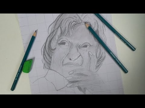 Drawing apj abdul kalam