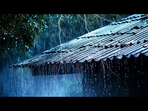 🌧️ Heavy Rain and 🌩️ Thunderstorm for Sleeping  | No Ads, Sleep Sounds, Relaxing Nature 💤