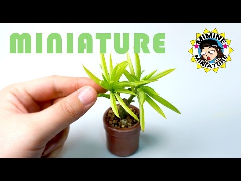 미니어쳐 큰~?! 화분 만들기! (나무를 심자 +ㅁ+) Miniature - Flowerpot / 미미네미니어쳐 ミミネミニチュア