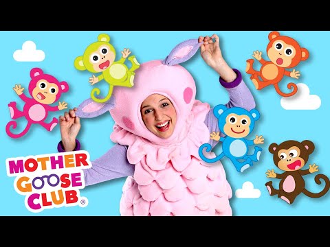 Five Little Monkeys + More | Mother Goose Club Nursery Rhymes