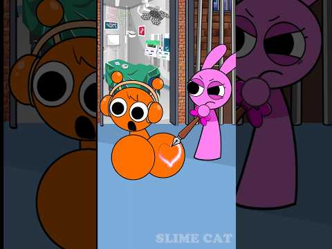 POV Pinki Choose The Right Item To Help Oren #sprunki  #animation #meme