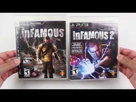 Infamous and Infamous 2 PS3 Unboxing