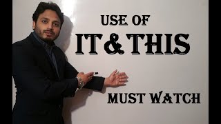 Use of "IT" & "THIS" | Pronoun | By Syed Ali Raza Kazmi