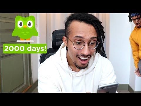 My 2000 day Duolingo streak