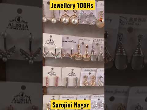 Sarojini Nagar Jewellery 100Rs #delhimarket #youtubeshorts #ytshort #shorts