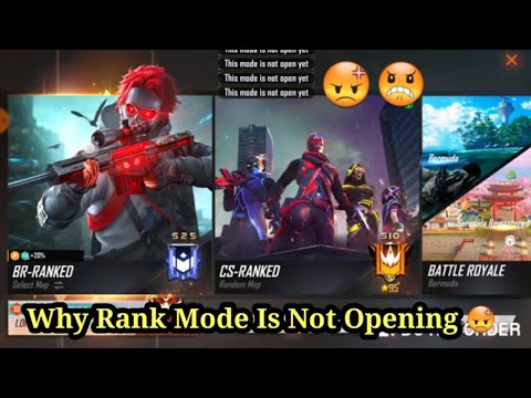 Free Fire Ranked Mode Not Opening😠||Why Free Fire Rank Season Has ended problem😑 - Garena Free Fire