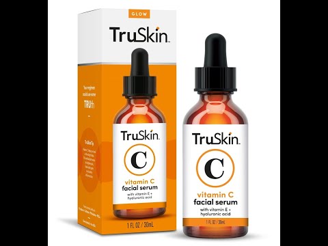 TruSkin Vitamin C Serum for Face, Anti Aging Serum with Hyaluronic Acid, Vitamin E Organic Aloe Vera