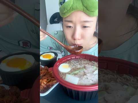 냉면을 마시면 안되는 이유 #asmr