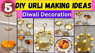 5 DIY Urli Making Ideas | How to make Urli | Diwali decoration ideas