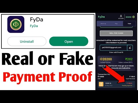 FyDa app real or fake| FyDa app payment proof