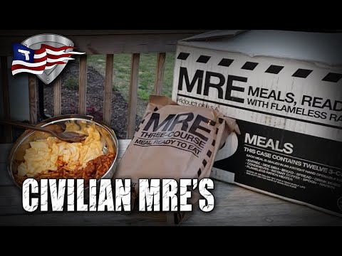 Civilian MRE's / Meal Kit Supply