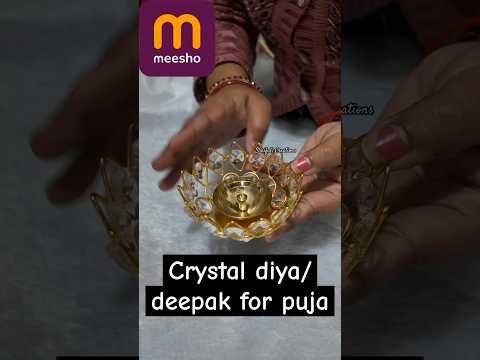 #shorts Crystal small diya/deepak #meesho #meeshofinds #meeshohaul #diya #deepakdaiya #meeshoapp #yt