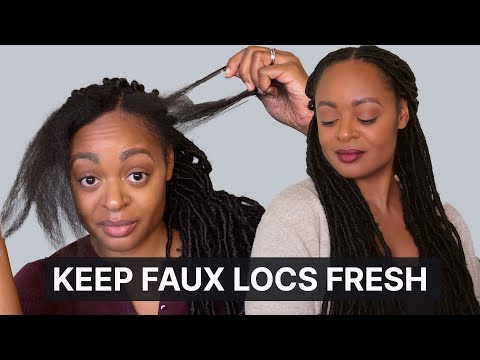 How To Refresh Faux Locs | Step-by-Step