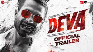 Deva | Official Trailer l Shahid Kapoor | Pooja Hegde | Rosshan Andrrews | In Cinemas 31st January