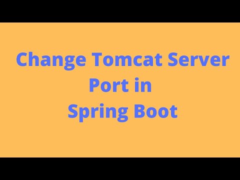 how to change default server port number in spring boot using application properties