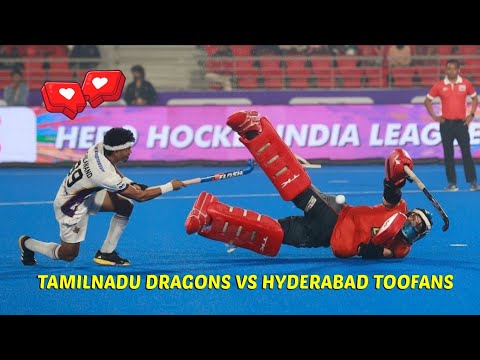 TAMILNADU DRAGONS VS HYDERABAD TOOFANS // HIGHLIGHTS MATCH HOCKEY INDIA LEAGUE 24th January 2025