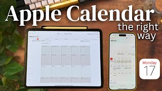 You're Using Apple Calendar All Wrong! | How to Use Apple Calendar for Productivity