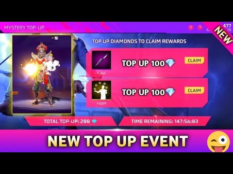 FREE FIRE NEW TOP UP EVENT/FF NEW TOP UP EVENT