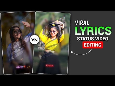 Vn App Trending Lyrics Video Editing | Trending Lyrics Video Editing VN App