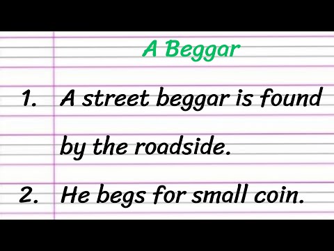 Beggar Essay in English 10 Lines || Short Essay on Beggar