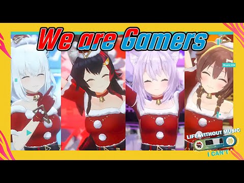 3D concert of "We are GAMERS!!!!" 【EN Sub】【High Quality】【Hololive clip reaction】