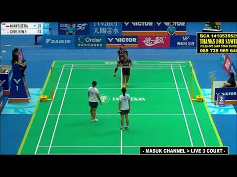 MIANT/SETIA ( INA) VS. CHIH/YEN V ( TPE) #kaohsiung #sports #shorts