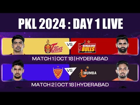 PKL Live | Pro Kabaddi 2024 Live | Dabang Delhi vs U Mumba Live Kabaddi PKL Season 11 Live