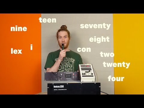 The ULTIMATE Digital Reverb? | Lexicon 224 Digital Reverberator DEMO