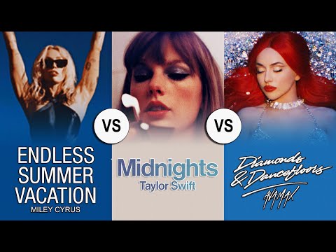 Endless Summer Vacation vs Midnights vs Diamonds & Dancefloors | Miley, Taylor & Ava | Album Battle