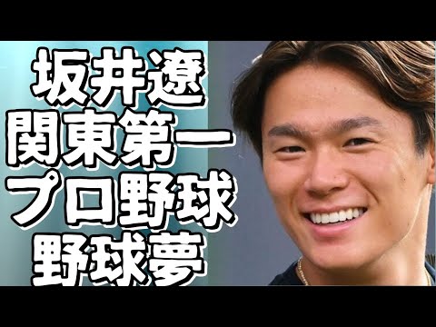 関東第一高校出身、坂井遼投手のプロ野球への夢